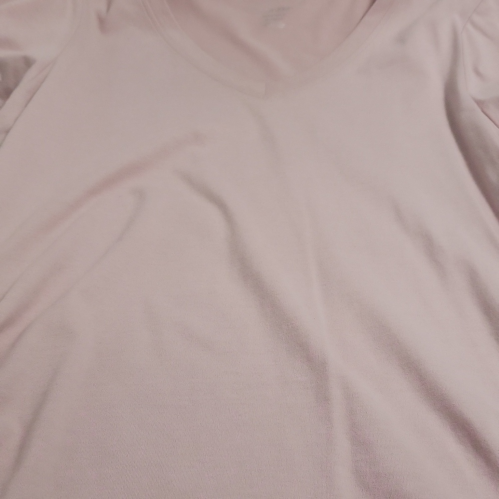 Calvin Klein Women's Light Pink Short Sleeve Tee - Picture 5 of 6